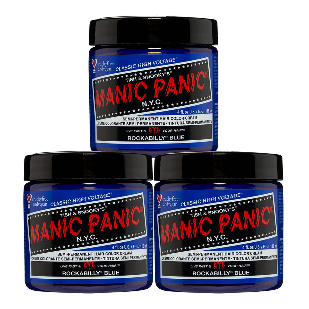 Permanent färg Classic Manic Panic Rockabilly Blue (118 ml)